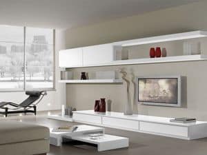 day Systems 16, Modular system for the living room with modern style