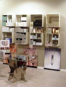 Overtime Shopping, Wall storage units, in rolled steel, ideal for shops and perfumeries