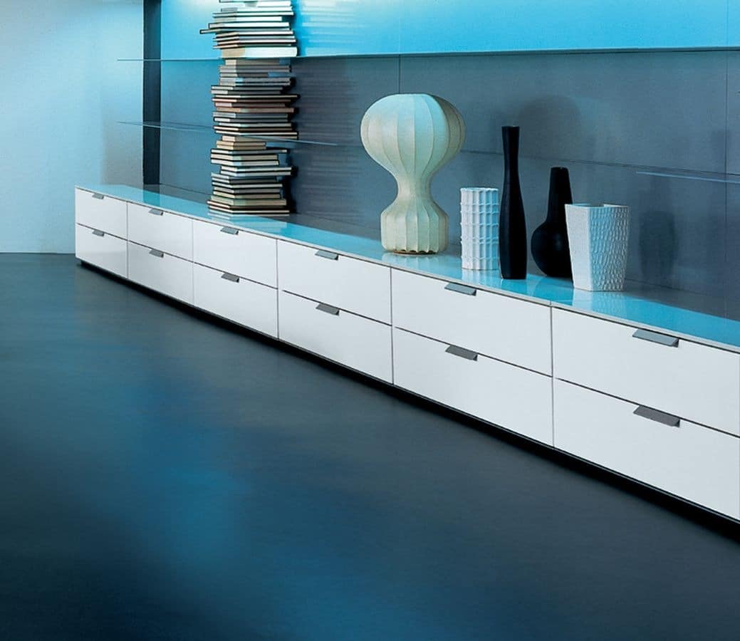 Low Cabinet With Drawers For The Living Room High Quality Idfdesign