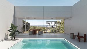 Rialto residential, Outdoor wall cladding