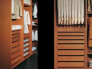 Internal Equipment 12, Modern wardrobe with accessories, for bedrooms