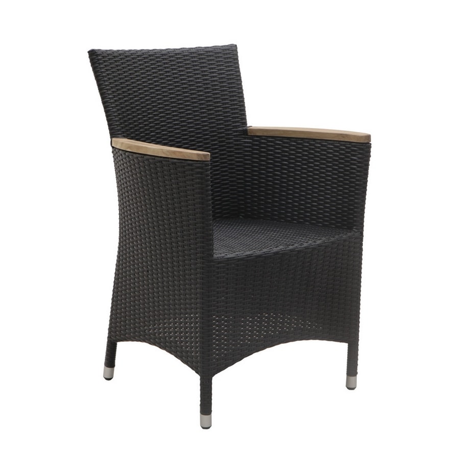 Maui 4314, Garden armchair in woven synthetic fiber