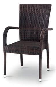 PL 731, Woven armchair suited for garden and terrace