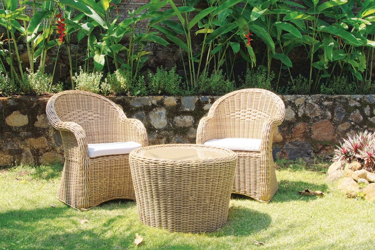 Wapiti 4319, Wooven armchair for garden and patio