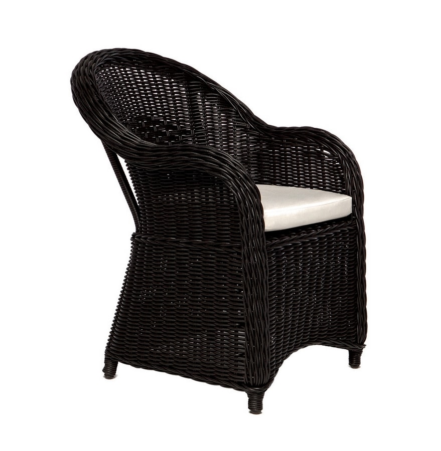 Wapiti 4319, Wooven armchair for garden and patio