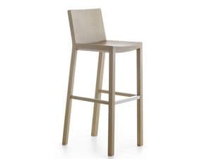 Bianca 65-82/VS, Solid wood stool