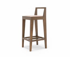Malmo, Geometric design wooden stool
