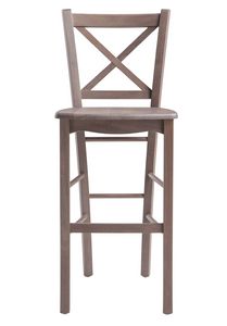 SG 452, Wooden stool with footrest