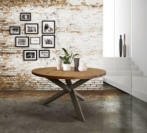 Art. 606, Round wooden table