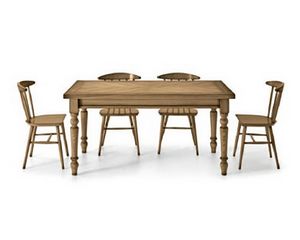 Art. H680, Ash table with herringbone top