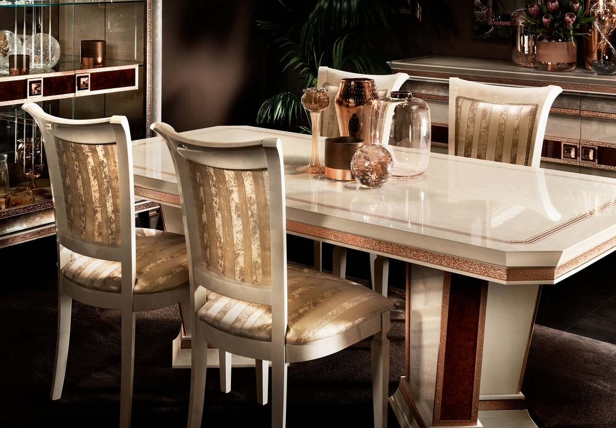 Dolce Vita rectangular table, Luxurious dining table