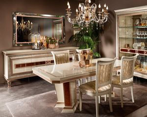 Dolce Vita rectangular table, Luxurious dining table