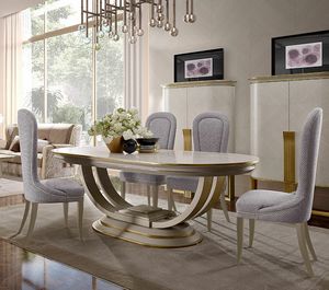 Oliver Art. OL06, Oval dining table