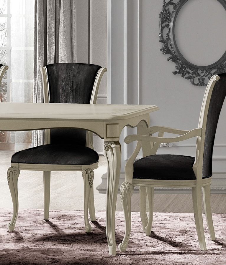 Puccini Art. 7621, Dining table with a refined taste