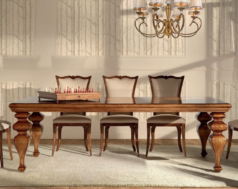 Verona table, Wooden dining table