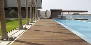 Berti Havana Decking Iroko, Iroko wood floor, outdoor floors, deck floor Outdoor, Deck, Garden