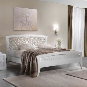 Anthologia VANITY018, Aurora bed with perforated headboard