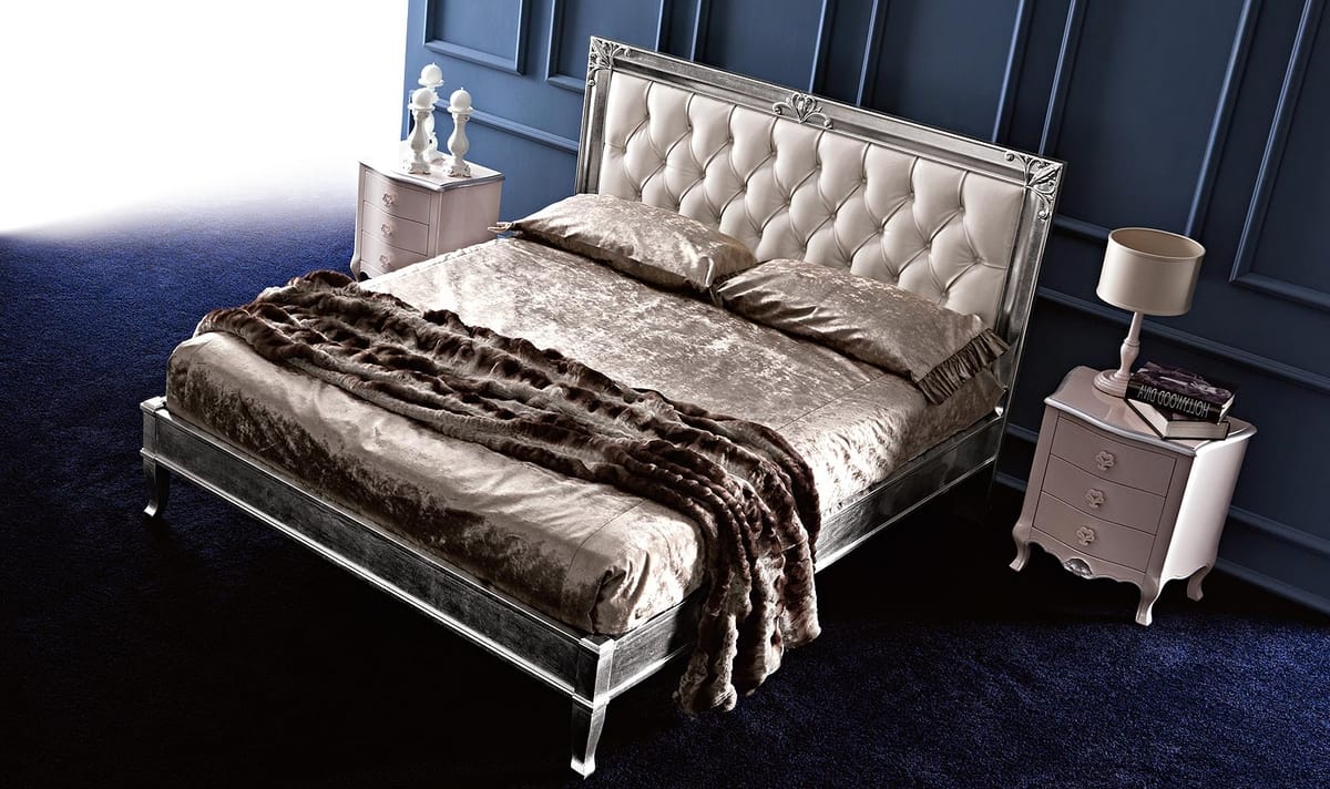 Clara Art. 882, Classic bed with clean and elegant lines