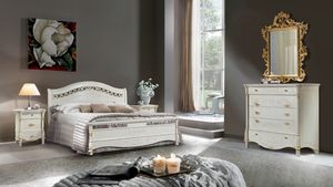 Diamante Art. 2103 - 2104, Wooden bed, classic style