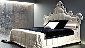 Mariot, Bed with tufted headboard