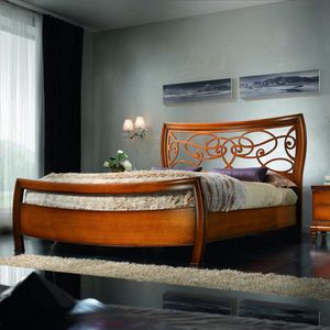 Mir� MIRO4106-160, Double bed with perforated headboard