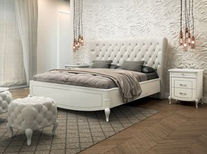 Prestige 2 Art. 5322, King size bed with tufted headboard