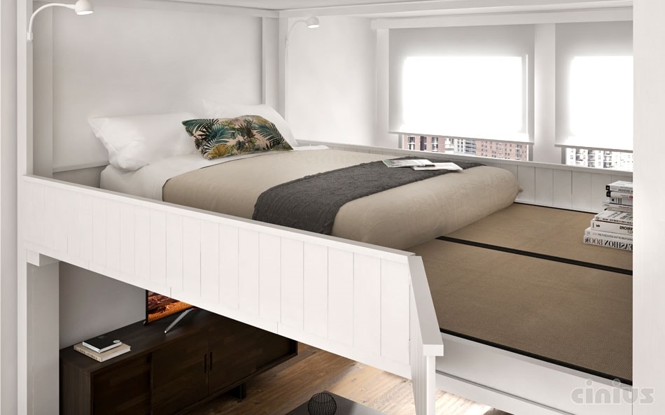 Height Adjustable Loft Bed Idfdesign, Adjustable Height Bunk Beds