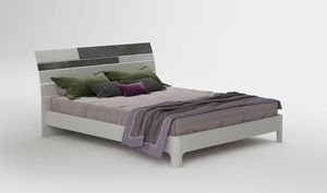 Tau, Wooden bed, with a modern design