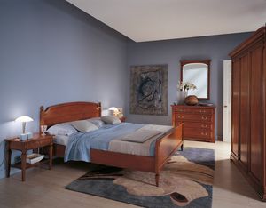 Villa Borghese double bed 2371, Directoire style double bed