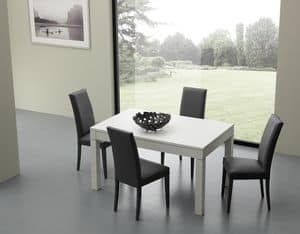 Art. 617 Bi-dimensional, Extendable and extendable table, for kitchens