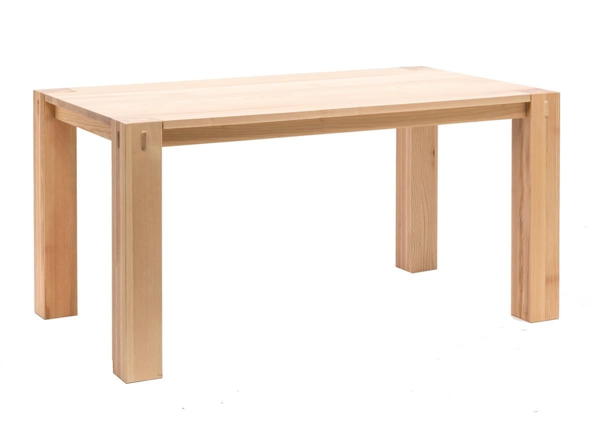 Art. 694 Factory, Ash wood table, extensible