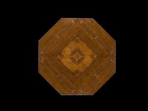 Art. 833 table, Square table that becomes octagonal once extended