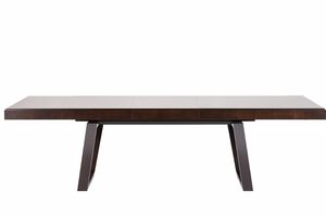 Boston table, Wooden dining table, extensible