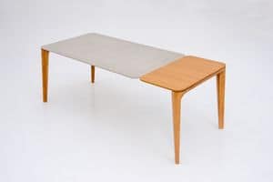 DAFNE, Extendable table in wood for dining room