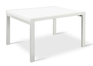 ELVIS 120, Extendable table, top with aluminum edge