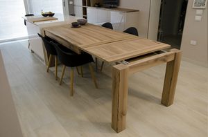 Eva table, Extendable table in solid wood