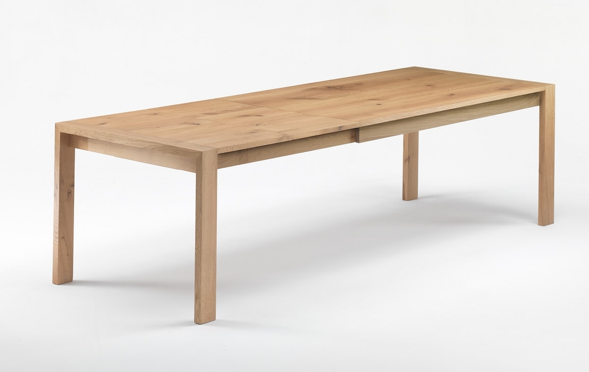 Gimmi, Solid oak table, also extendable