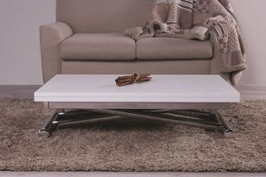 Gingillo, Coffee table transformable in dining table, with gas mechanism