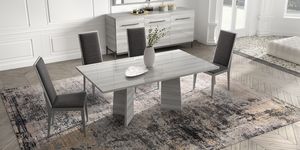 Mia Art. MIDGRTA01, Wooden dining table with extendable top