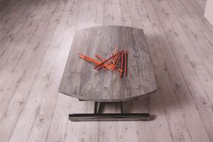 Redondo, Coffee table transformable in shape and dimensions