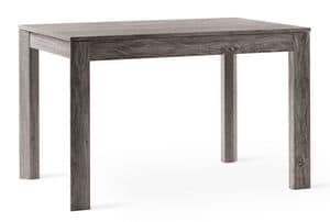 SABA 130, Extendible table in oak, with melamine top