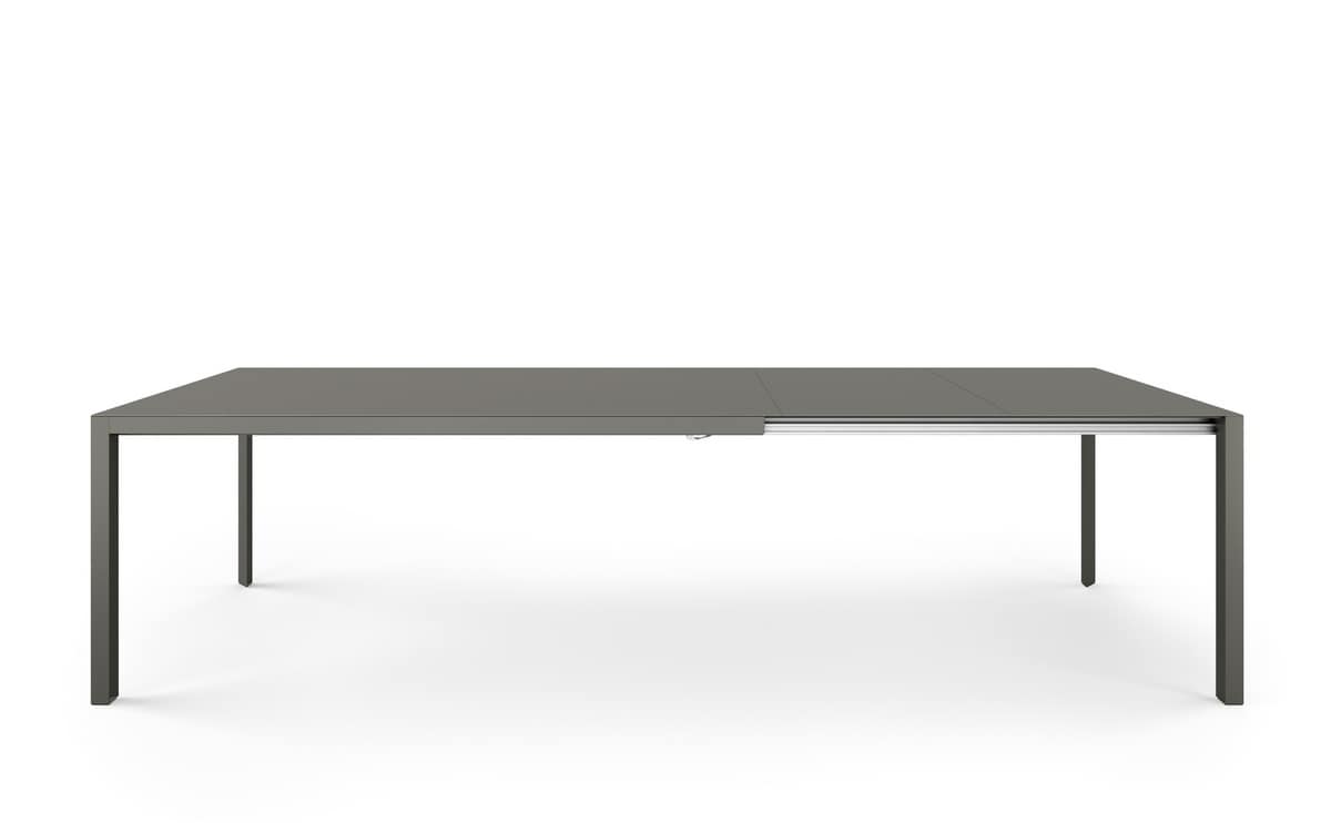 Soffio, Linear table for living rooms, modern style