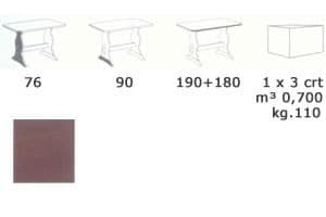 T/700, Extendable rectangular table, for contract and domestic use