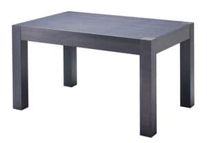 TA20, Modern extendable table, veneered oak top