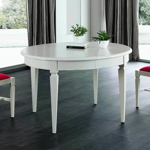 Tavolo ovalino LEGNO93-330, Extendable oval table