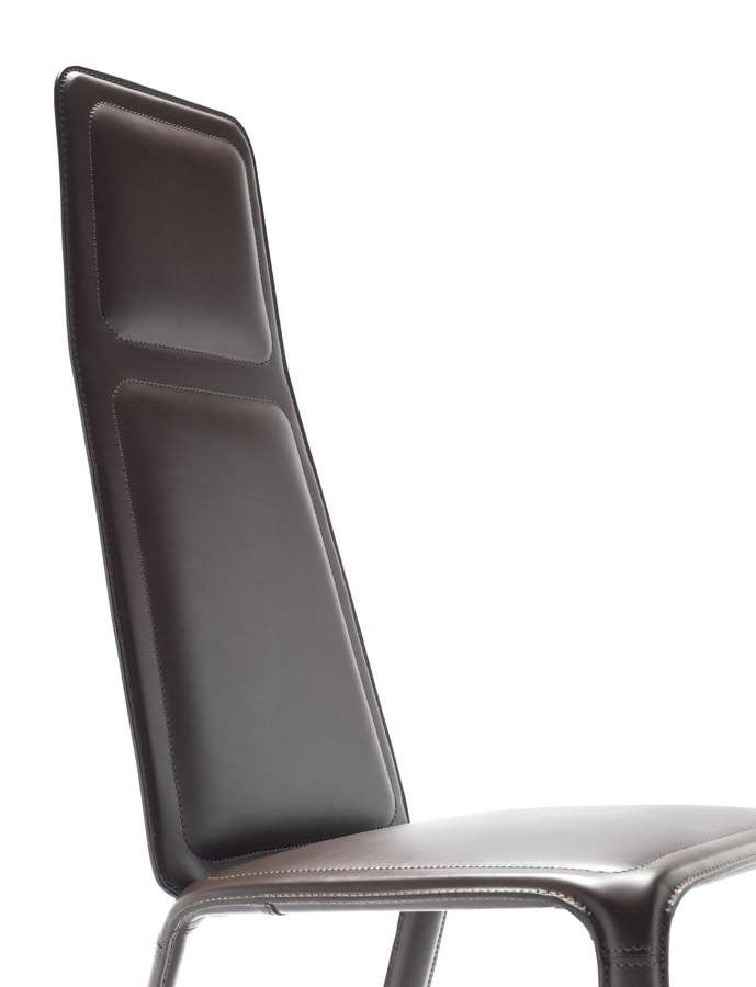Ande Tall, Leather chair with high back