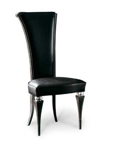 Art. 181/P, Elegant dining chair with high back