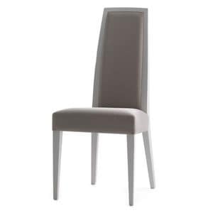 Erminio 00311, Chair in Solid wood, upholstered seat and back, fabric covering, for contract use