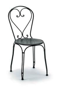 2012, Chair in galvanized iron, for outdoors