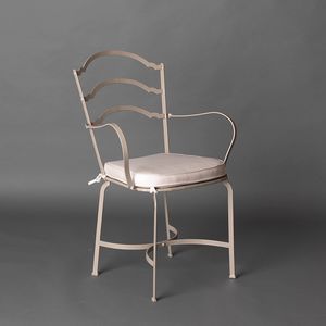 ARCHI GF4013CH-B, Iron chair for outdoor, taupe color
